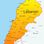 Lebanon map - Carte du Liban